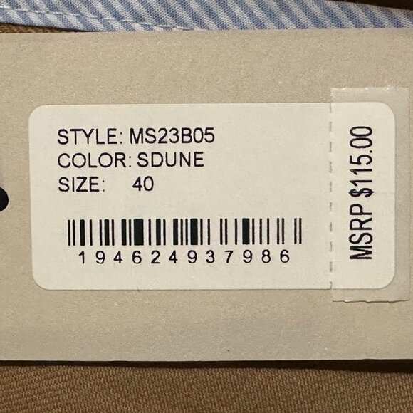 Peter Millar Crown Sand Dune Shorts  MS523B05 Size 40 (E/P) - Picture 5 of 6